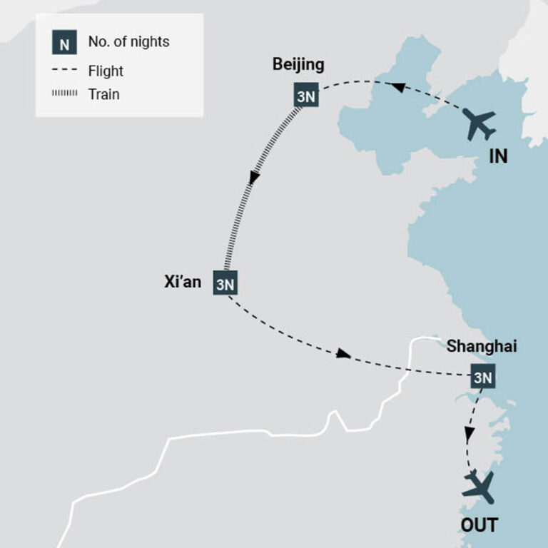 China Express map