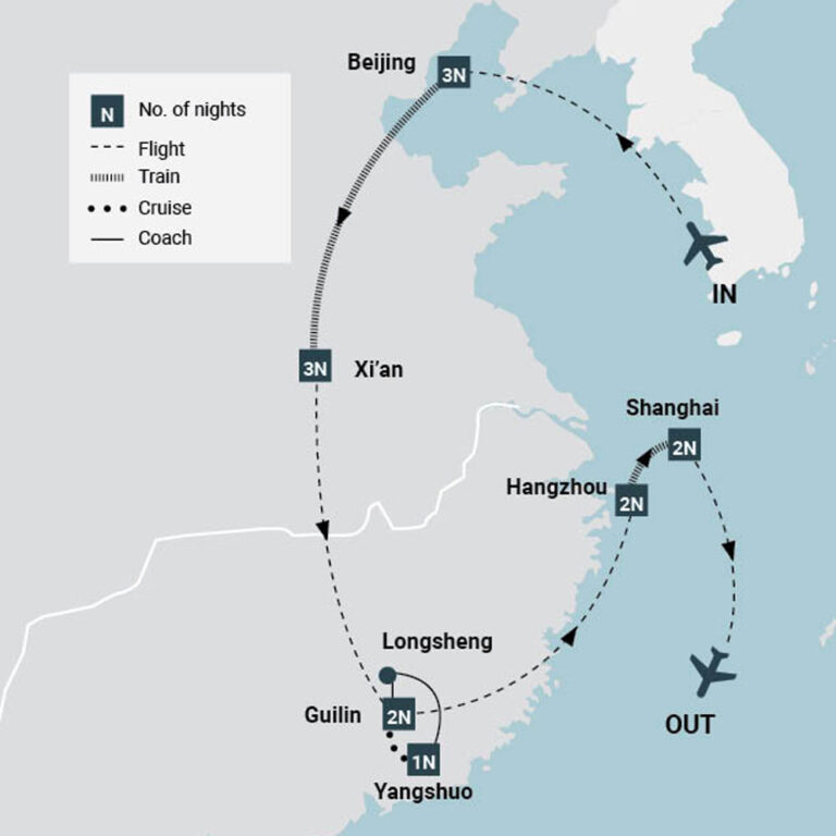 Map Splendour of China