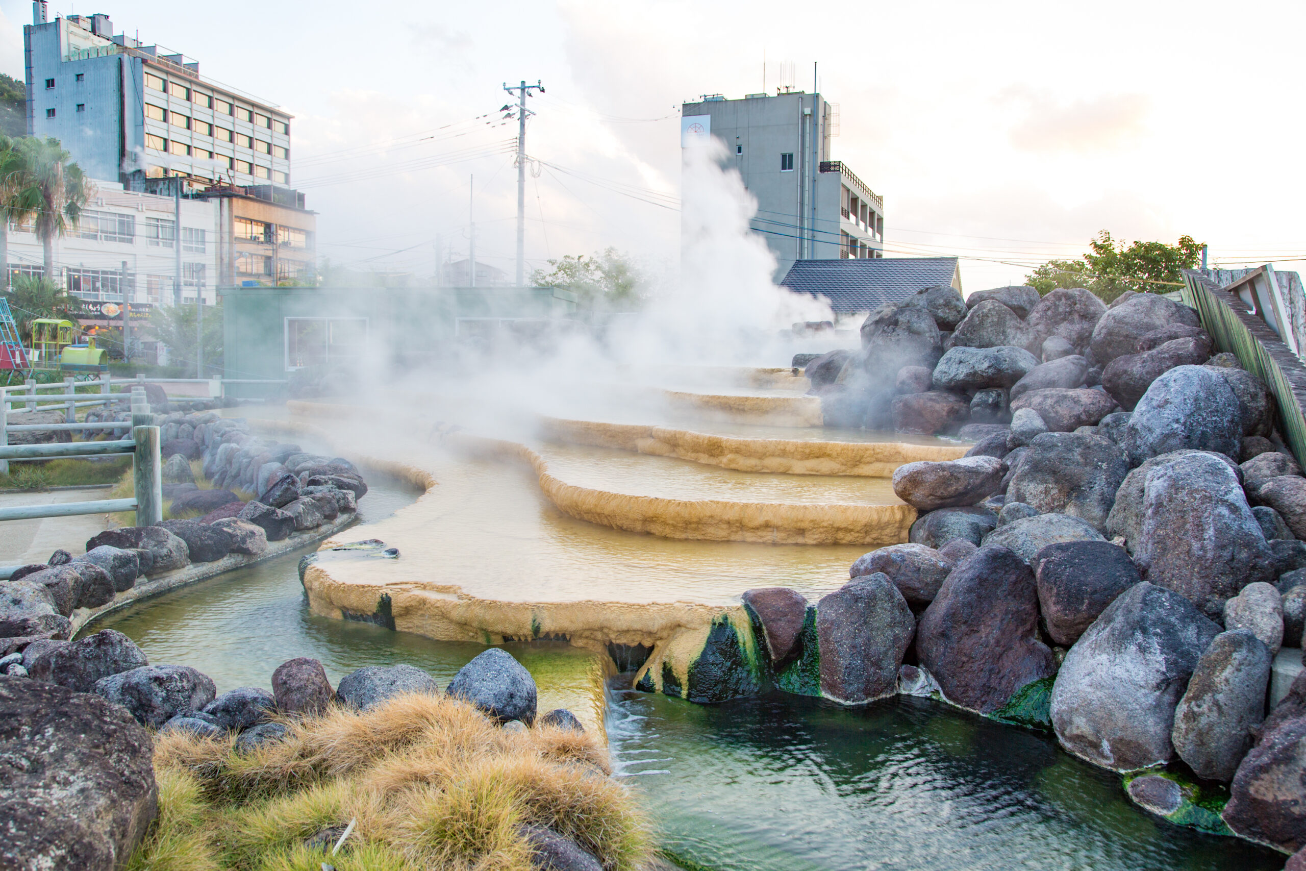 Obama onsen hot springs