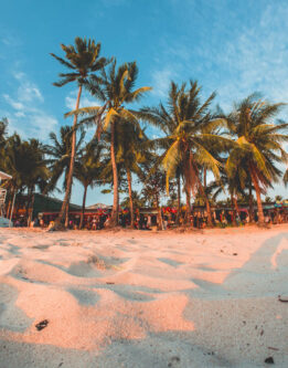 Beach in Boracay Island Philippines