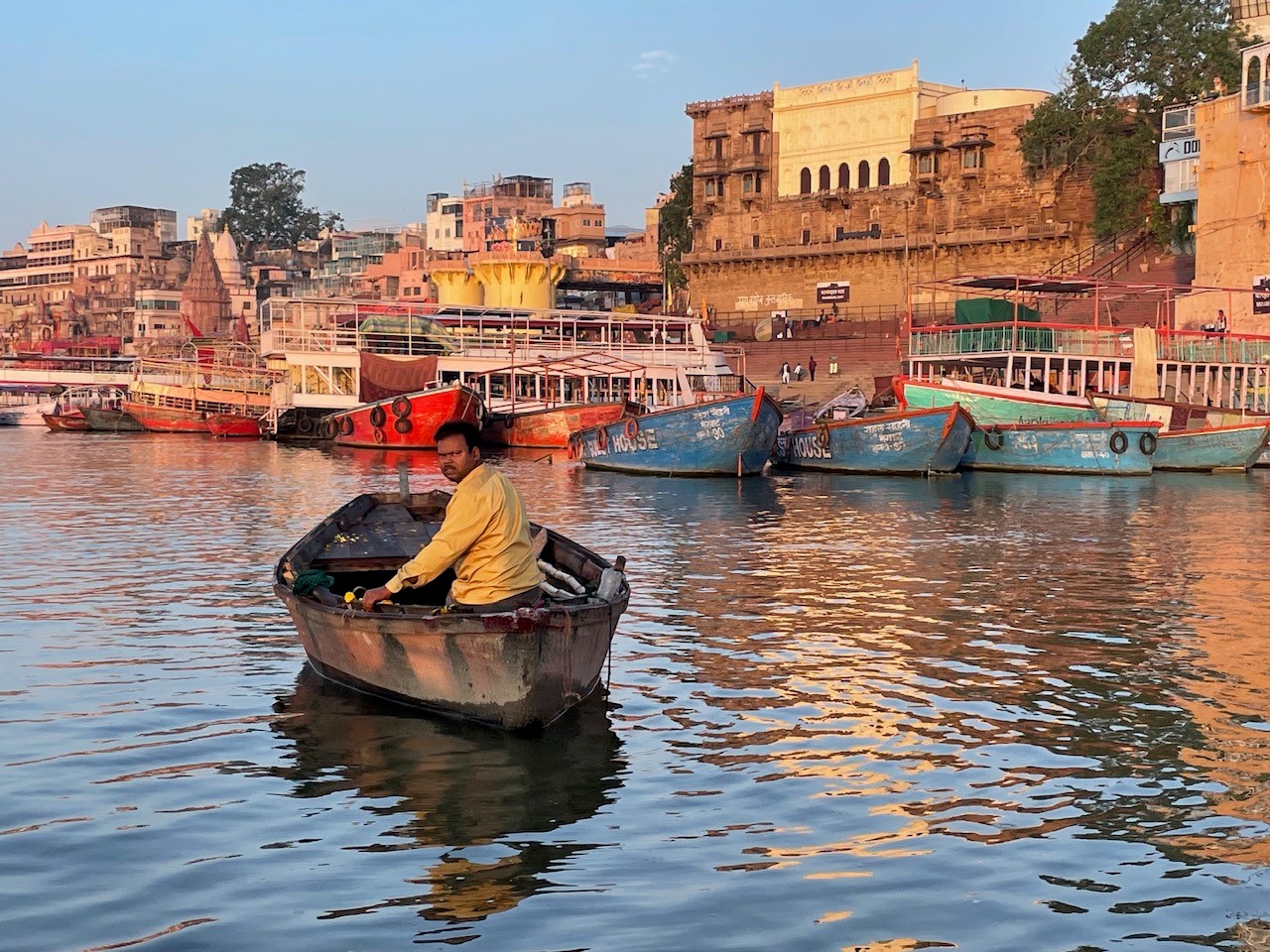 How India Surprised Me: First Timer, David Reid's Unforgettable Journey 3 Sunrise on the Ganges
